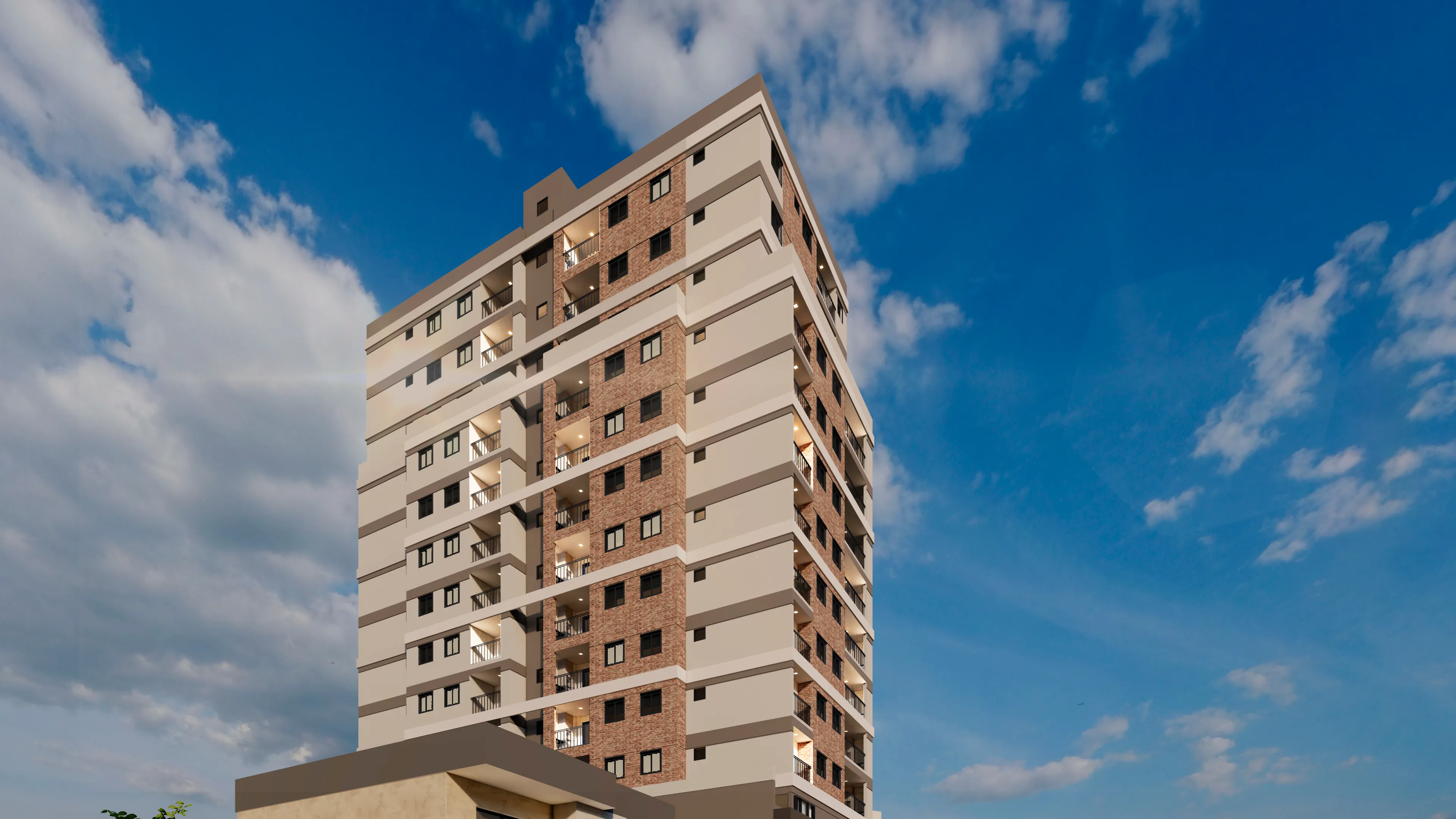 Perspectiva ilustrada Fachada 1